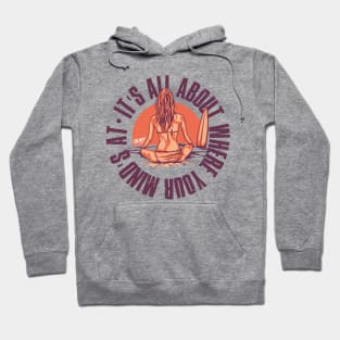 Inspirational Quote / Surf Club Hoodie